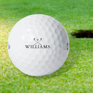 Personalised Name Golf Clubs  Balls