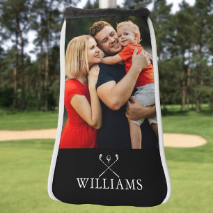 Personalised Name Golf Clubs Photo Head Cover