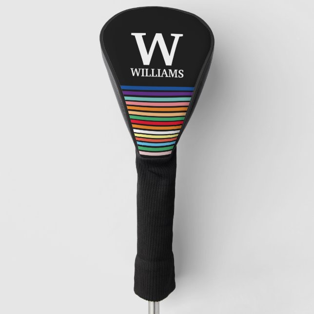  personalised name golf head cover (Front)