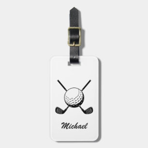 Personalised Name Golf Player Golfer Golfing Luggage Tag