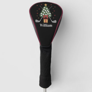 Personalised Name Golf Tree Equipment Christmas  Head Cover