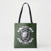 Personalised NAME Golfer Golf Club Turf Clubhouse