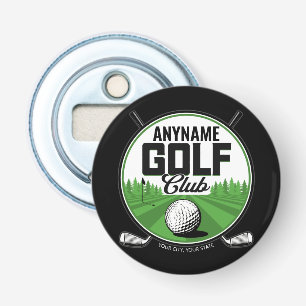 Personalised NAME Golfing Pro Golf Club Player Bottle Opener
