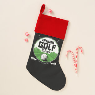 Personalised NAME Golfing Pro Golf Club Player   Christmas Stocking