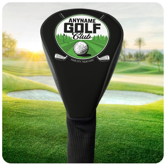Personalised NAME Golfing Pro Golf Club Player   Head Cover (Creator Uploaded)