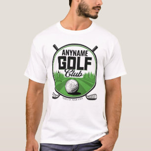Personalised NAME Golfing Pro Golf Club Player   T-Shirt