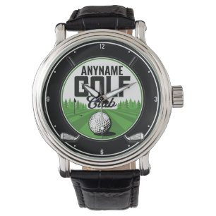 Personalised NAME Golfing Pro Golf Club Player Watch