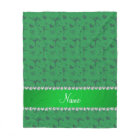 Personalised name green figure skating