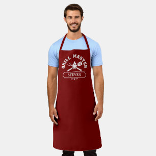 Personalised Name Grill Master Apron