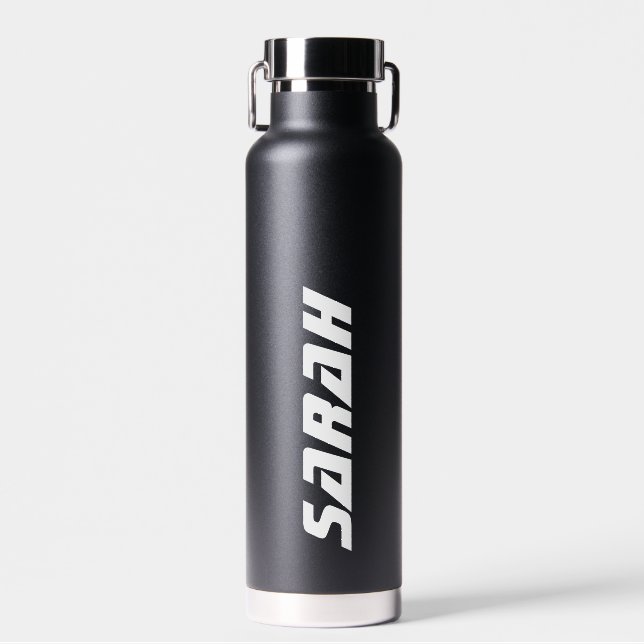 Personalised Name Gym Workout Water Bottle (Front)