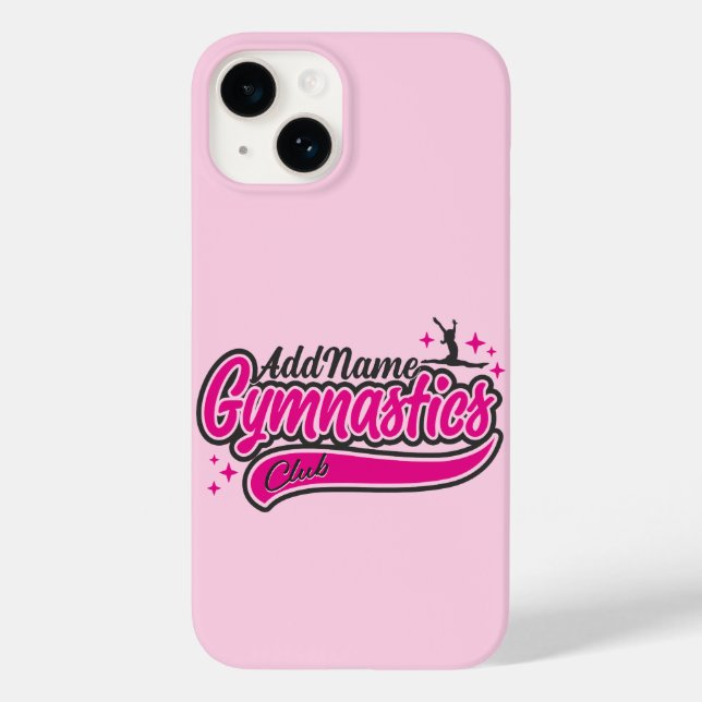 Personalised NAME Gymnast Split Leap Gymnastics  Case-Mate iPhone Case (Back)