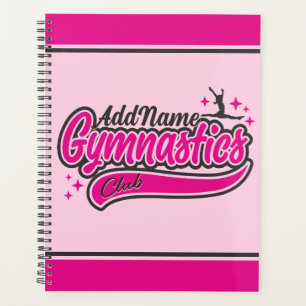 Personalised NAME Gymnast Split Leap Gymnastics Planner