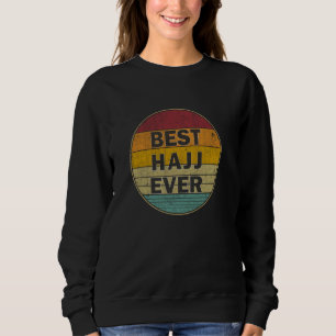 Personalised Name Hajj I love Hajj Retro vintage S Sweatshirt