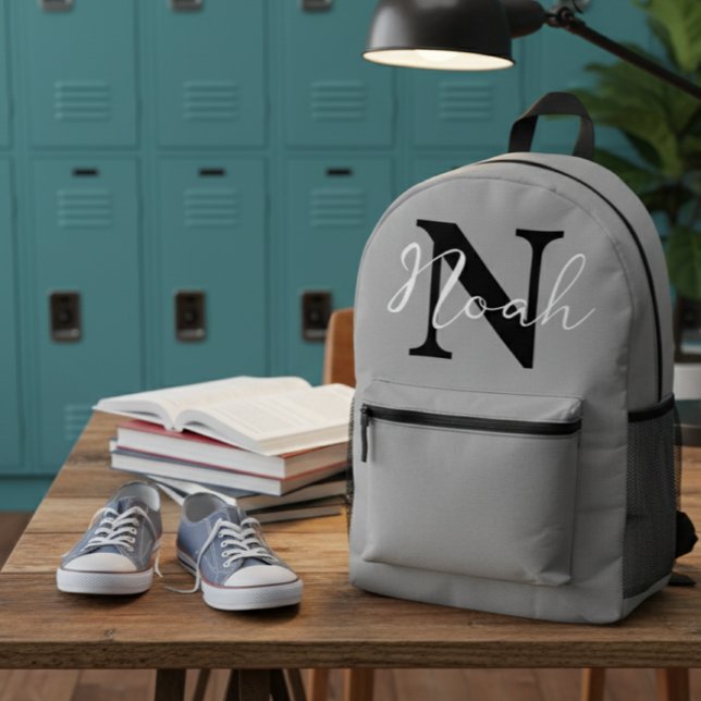 Personalised Name Initial Backpack for kids  (Creator Uploaded)