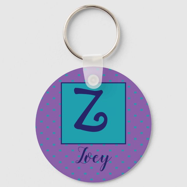 Personalised Name/ Initial Key Ring (Front)