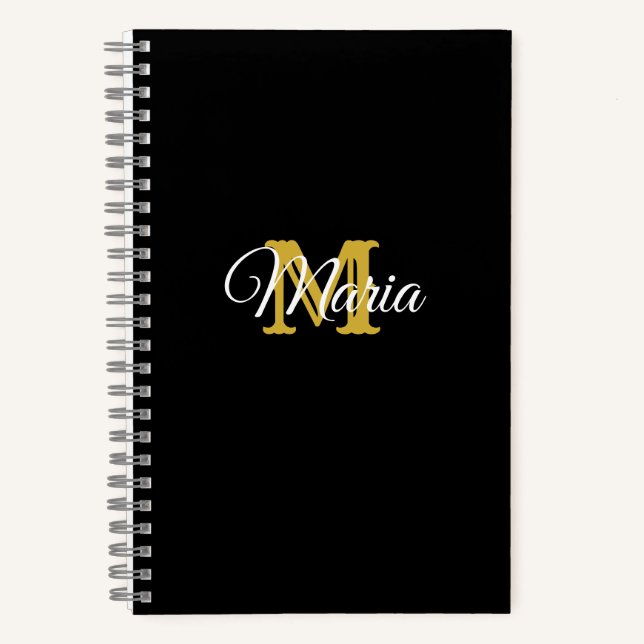 Personalised Name Initial Notebook (Front)