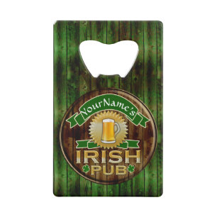 Personalised Name Irish Pub Sign St. Patrick's Day