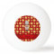 Personalised name italian chef red pizza pattern