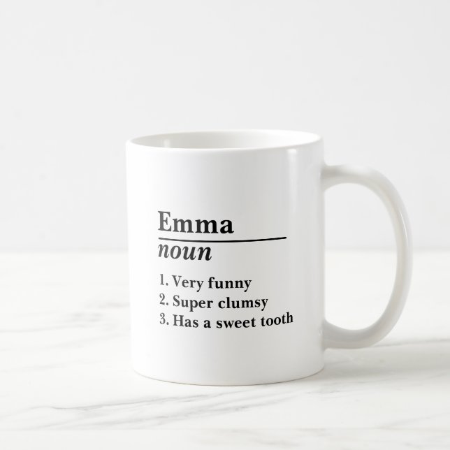 Personalised Name Jumbo Mug for Holiday  (Right)
