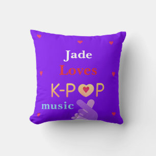  Personalised name K-pop Cushion
