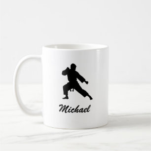 Personalised Name Karate / Taekwondo / judo Coffee Mug