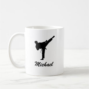 Personalised Name Karate / Taekwondo / judo Coffee Mug