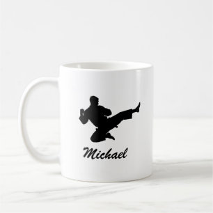 Personalised Name Karate / Taekwondo / judo Coffee Mug