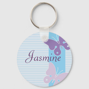 Personalised Name Keyring - Butterflies