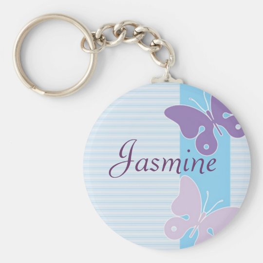 Personalised Name Keyring - Butterflies