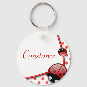 Personalised Name Keyring - Lady Bug