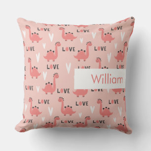 Personalised Name Kids Cute Pattern Cushion