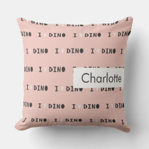 Personalised Name Kids Cute Pattern Cushion