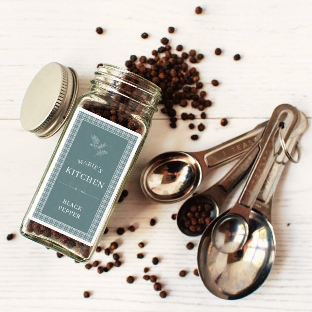 Personalised Name Kitchen Spice Jar Labels (Creator Uploaded)