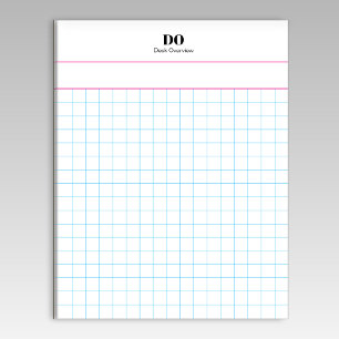 Personalised Name Large Square Graph Paper Notepad