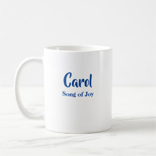 Personalised Name Meaning Name Carol Mug