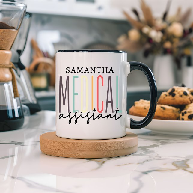 Personalised Name Medical Assistant Mug (custom name medical assistant, medical professional gift, medical assistant gift, healthcare mug)