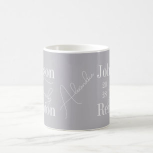Personalised Name Modern Family Reunion Keepsake Coffee Mug