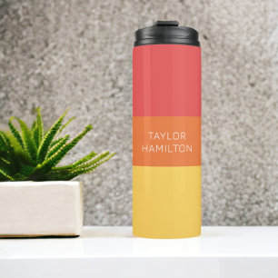 Personalised Name Modern Simple And Trendy Thermal Tumbler