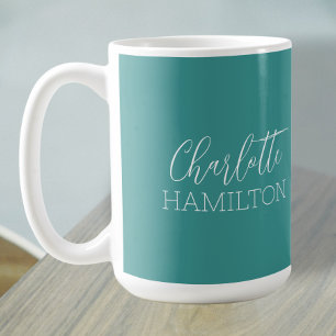Personalised Name Modern Simple Coffee Mug