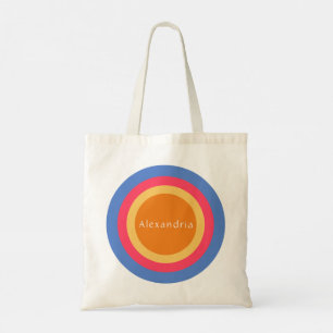 Personalised Name Modern Tote Bag