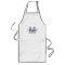 Personalised name monogram apron | Lavender purple