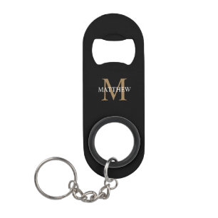 Personalised Name Monogram Black