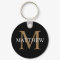 Personalised Name Monogram Black
