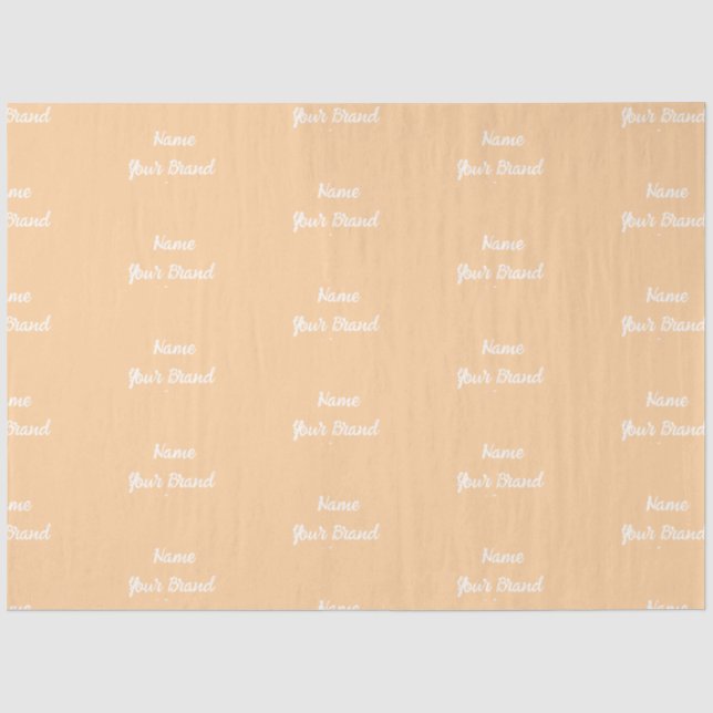 Personalised Name Monogram Business Tissue Paper  (Front)