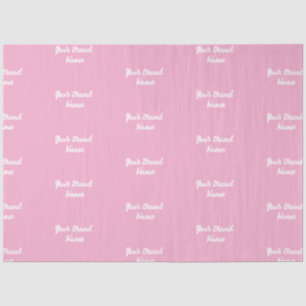 Personalised Name Monogram Business Tissue Paper 