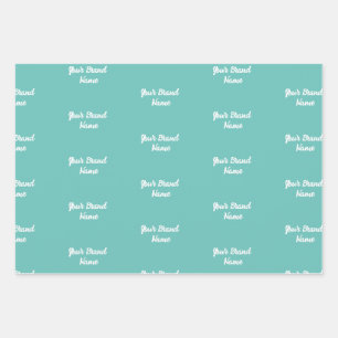 Personalised Name Monogram Business Wrapping Paper
