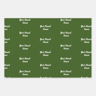 Personalised Name Monogram Business Wrapping Paper