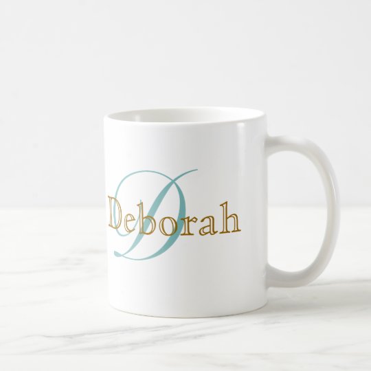 personalised name ~ monogram idea coffee mug