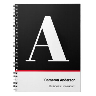 Personalised Name Monogram Notebook