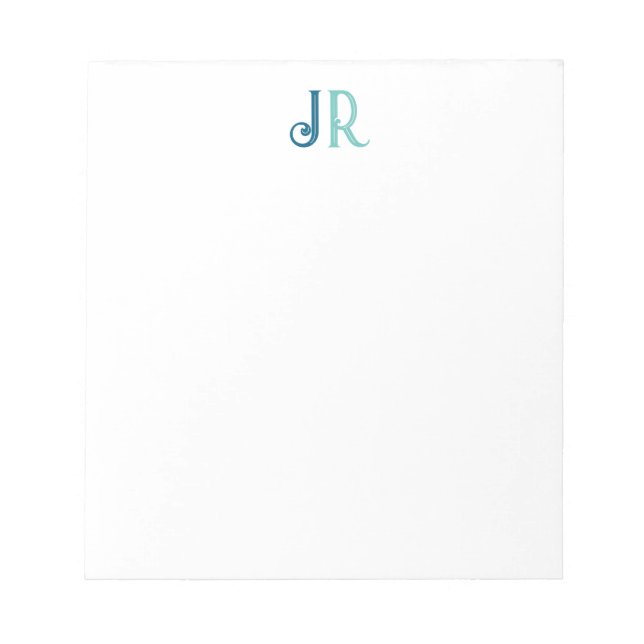Personalised Name Monogram Notepad (Front)
